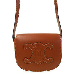 Celine Cuir Triomphe Folco Shoulder Bag